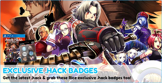 Rice Exclusive .hack Badges With Every Last Recode Order - Rice Digital